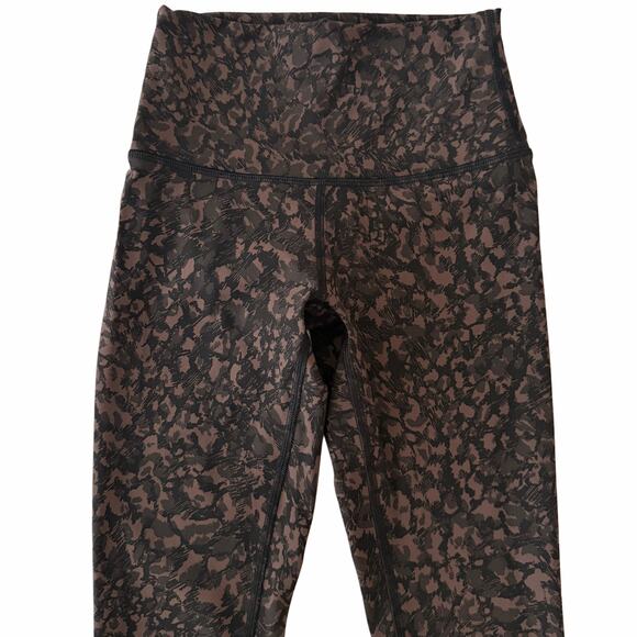 Lululemon Wunder Under High-Rise Tight 28" Wild Thing Camo Brown Earth Multi 2 - Picture 9 of 12
